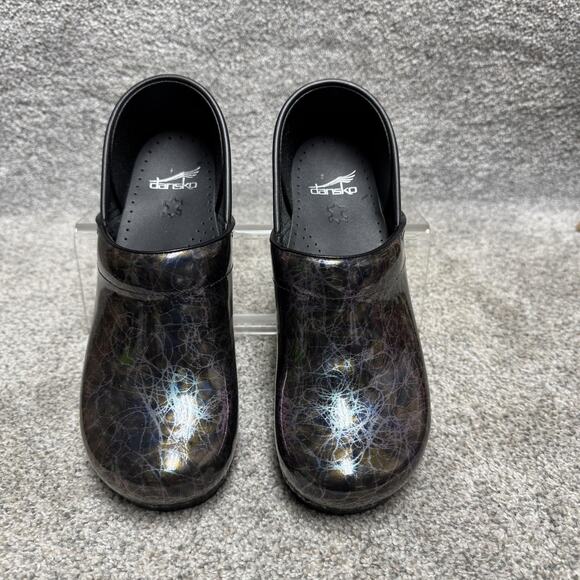 Dansko Shoes Womens Size 10 Professional Lightning Patent Clogs 606-570202 - Picture 5 of 14